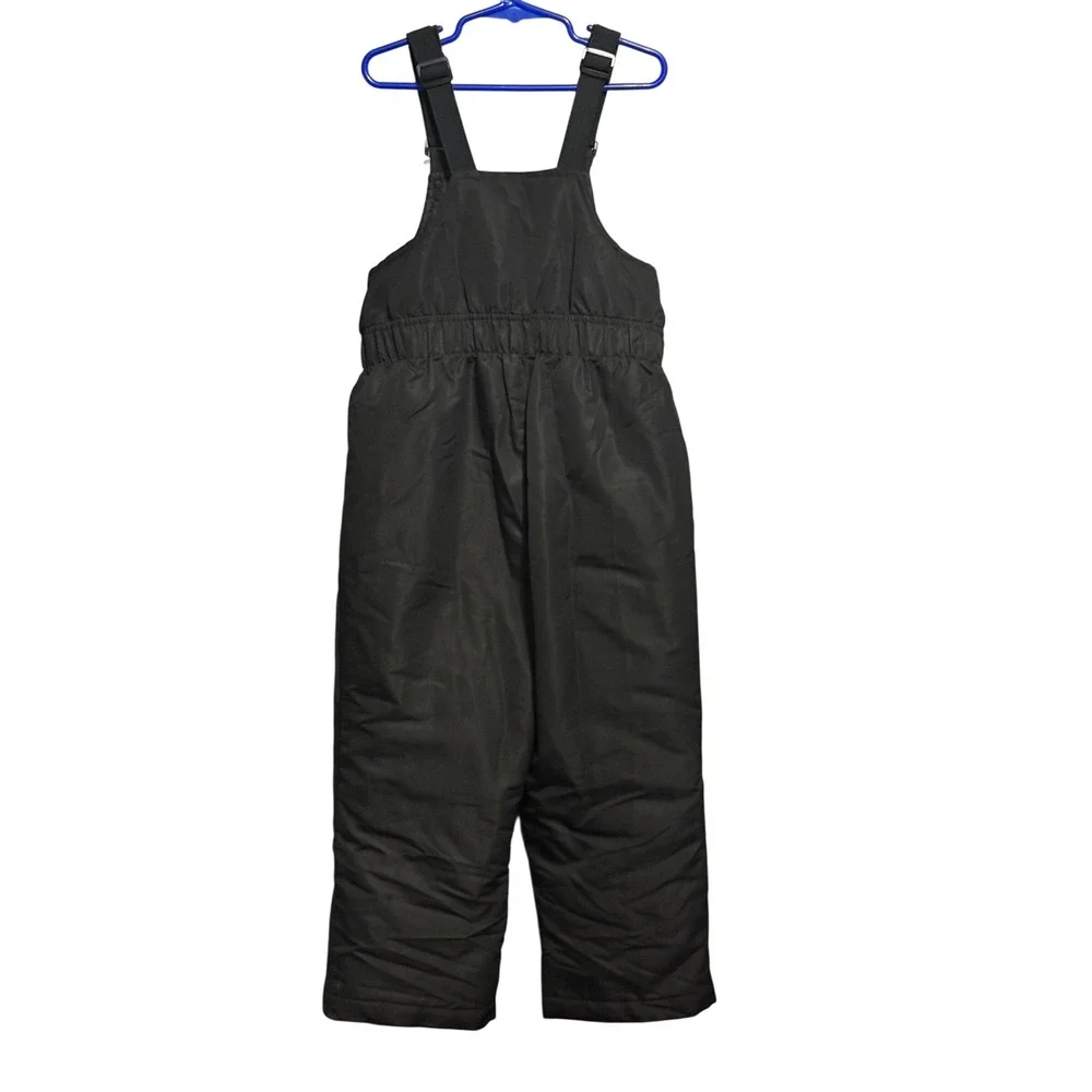 Wonder Nation Kids Black Soot Insulated‎ Snow Bibs Overalls 5T NP5 Winterwear